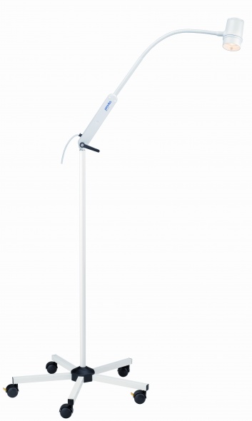 Lampada a LED braccio flessibile Serie 2 a stativo su ruote