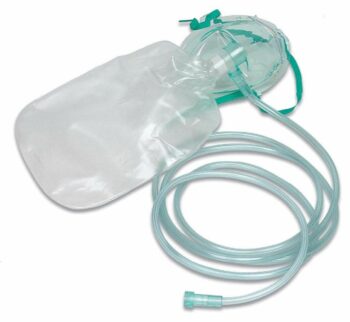 Maschera ossigne con reservoir