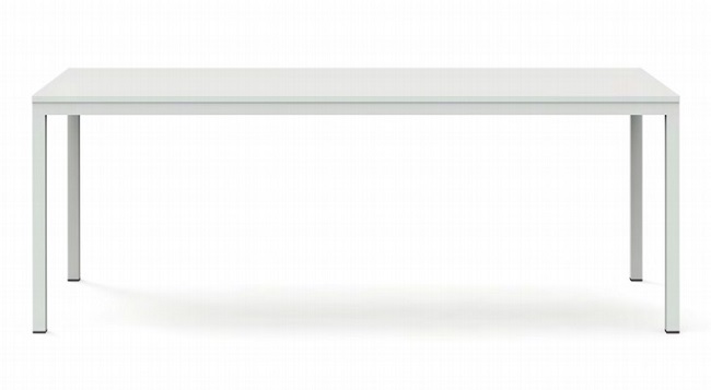 Tavolo scrivania struttura e piano in metallo 160X70X75,2 h cm