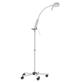 Lampada a LED braccio a braccio flessibile stativo fisso su ruote