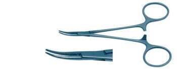 Pinza in titanio Micro Halsted Mosquito per arteria 