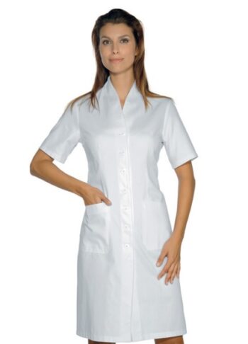 Camice monopetto donna sfiancato, mezza manica