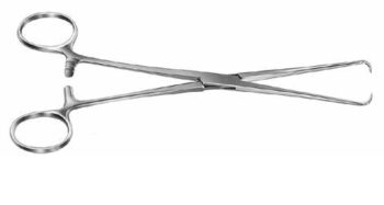 Pinza Barret 18 cm, pinza per il collo dell'utero