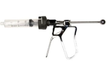 Pistola per dosaggio tessuto adiposo per siringhe da 20 ml