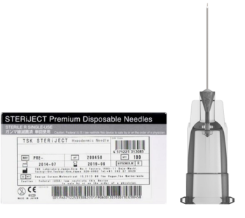 Aghi TSK Premium per iniezione filler e pareti Ultrasottili PRC Control Hub UTW, sterili