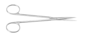 Forbice Iris fina curva 11,5 cm
