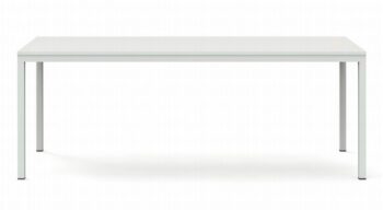 Tavolo scrivania struttura e piano in metallo 180X70X75,2 h cm