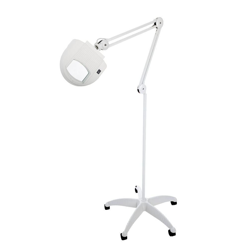 Lampada di Wood con lente di ingrandimento VISTA HF su stativo con ruote