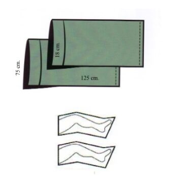 Gambali monouso 75x125 cm, sterile