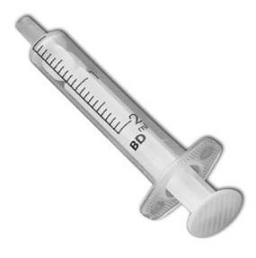 Siringhe BD Discardit II senza ago 2 ml scala 0,1 ml, Luer centrale, sterili ref produttore 300928