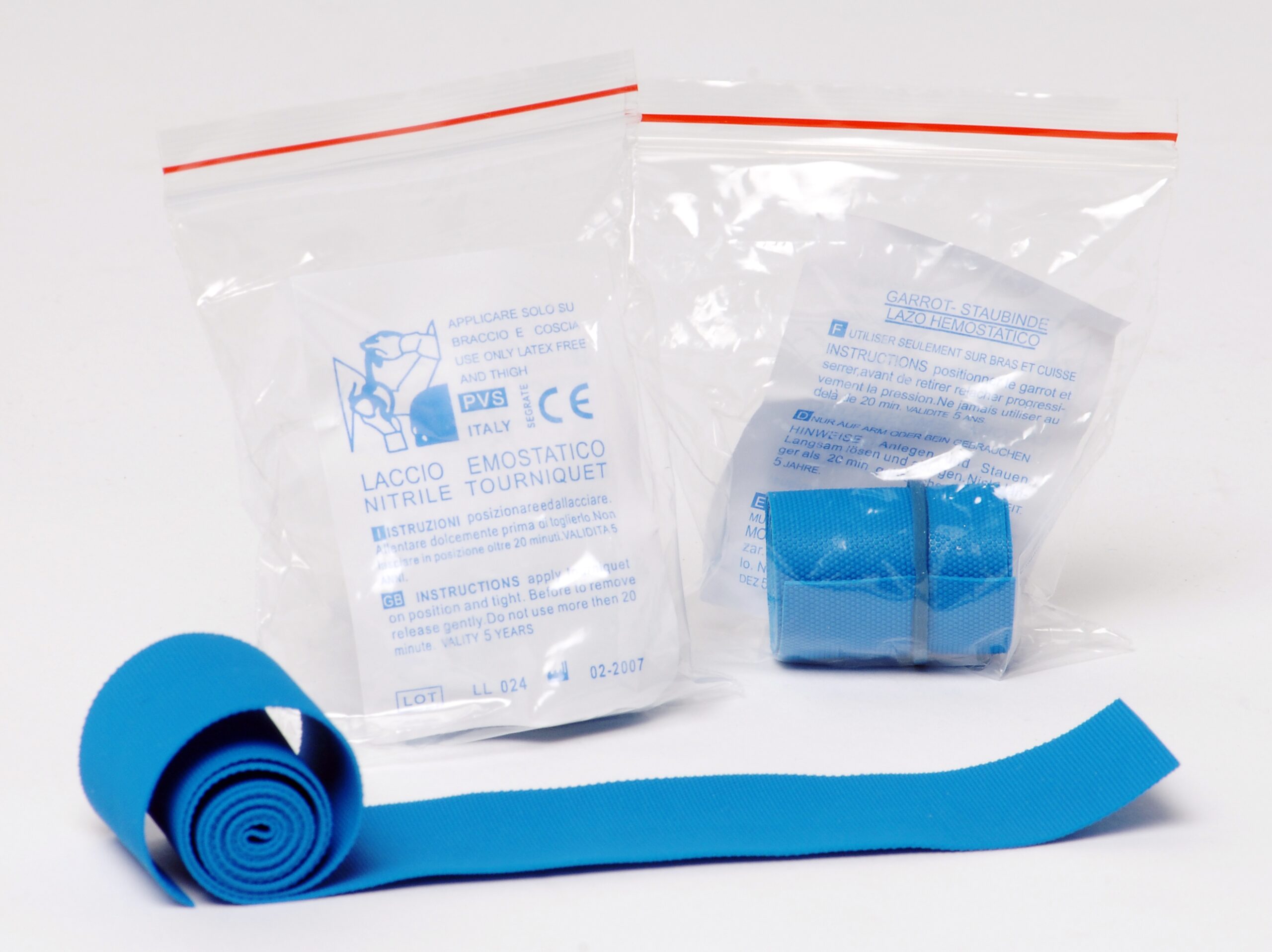 Laccio emostatico piatto latex free