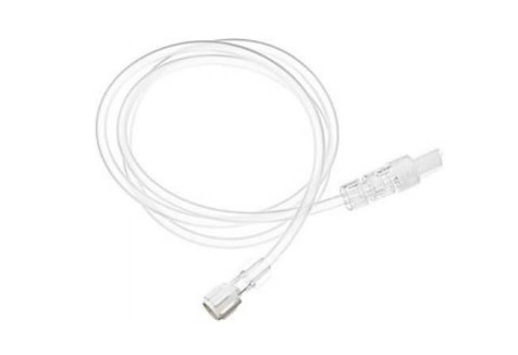 Prolunga macrobore luer lock  femmina e maschio girevole, lunghezza tubo 400 cm, sterile