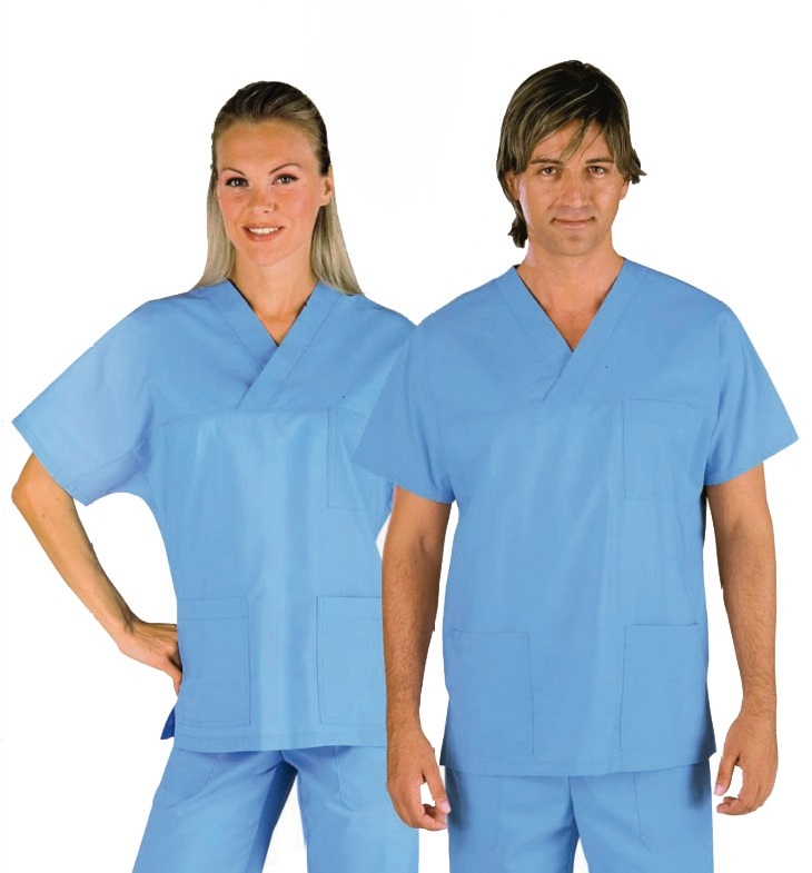 Casacca unisex manica corta linea basic