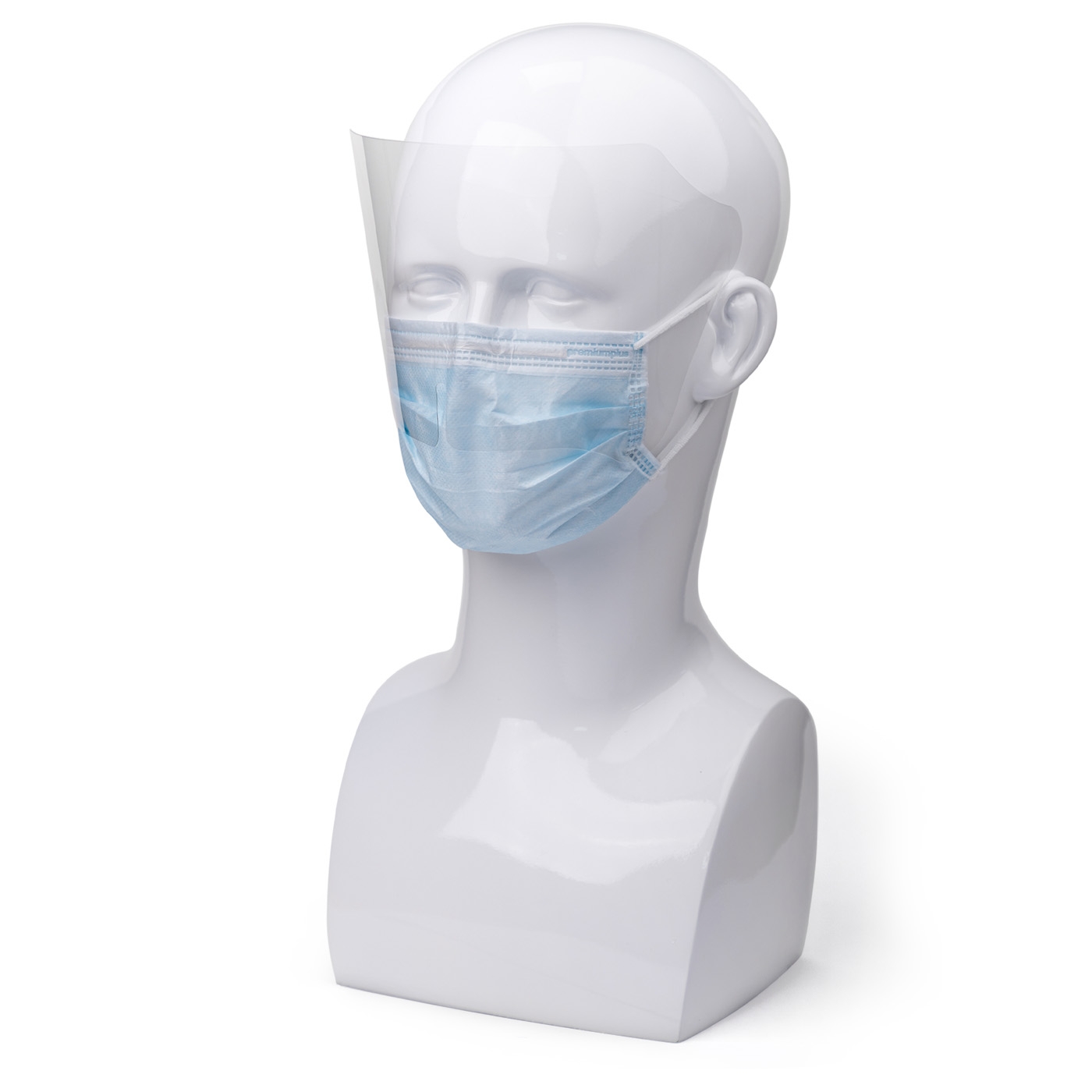 Mascherina TNT 3 strati Filtro > 98 % con visiera  Dispositivo Medico classe I