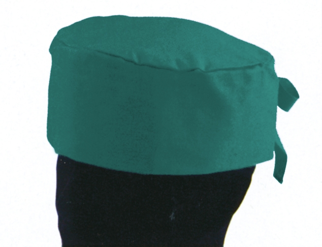 Copricapo/bandana colore verde chirurgico