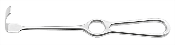Divaricatore Kocher Langenbeck punta 55x11 mm lunghezza 21,5 cm
