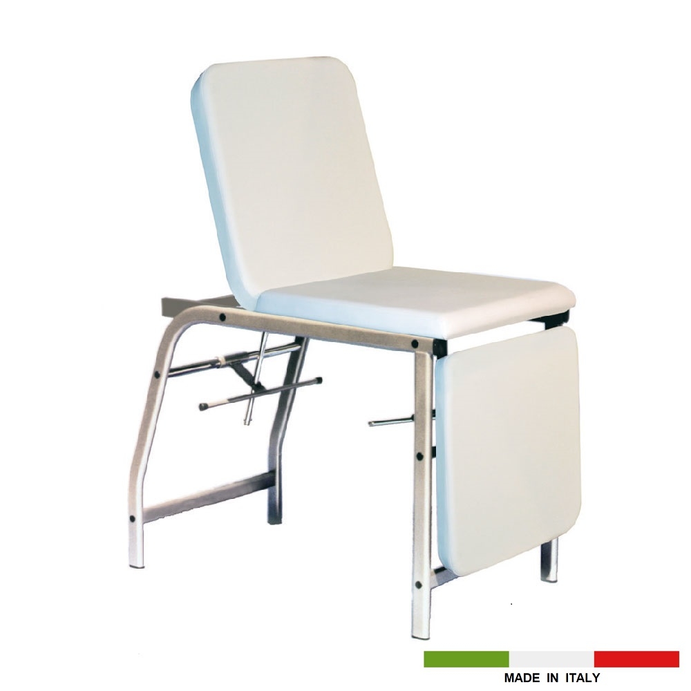 Lettino da visita 2 snodi 185x60x83 h cm