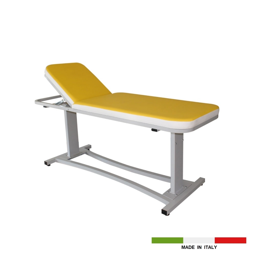 Lettino da visita 1 snodo con portarotolo 194x68x78 h cm