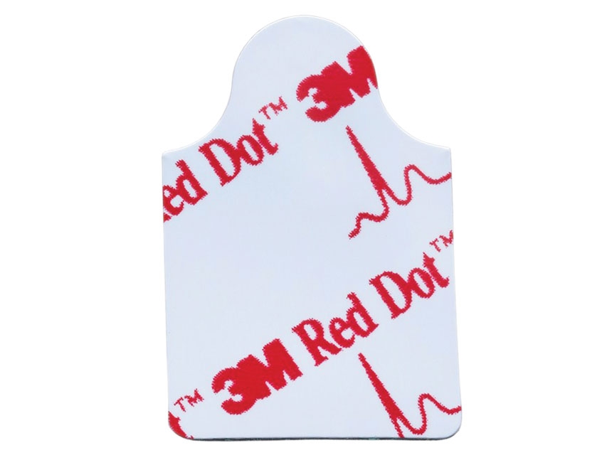 Elettrodi adesivi con gel per ECG a riposo 3M™ Red Dot™  Ref. produttore 2330