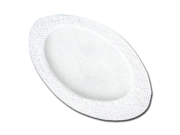 Medicazione oculare adesiva bianca  6,5x9,5 cm sterile