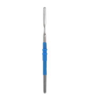 Elettrodo a lama lunghezza 7 cm,  gambo di innesto  ø 2,4 mm, sterilizzabile
