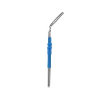 Elettrodo a lama curvo lunghezza 7 cm,  gambo di innesto  ø 2,4 mm, sterilizzabile