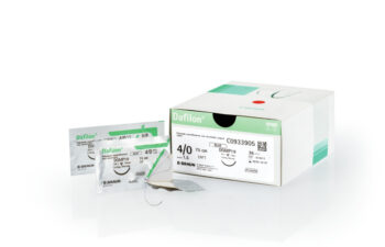 Suture non assorbibili Dafilon ago triangolare 3/8 cerchio dorso tagliente B Braun