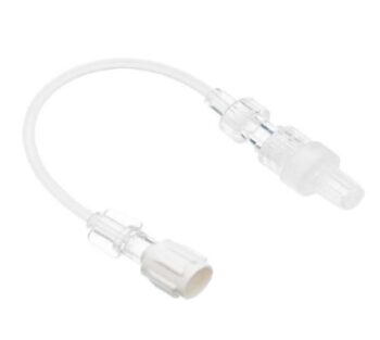 Prolunga microbore BD per pompa a siringa resistente alle elevate pressioni con luer lock rotante, lunghezza tubo 150 cm, sterile
