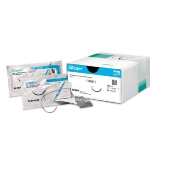 Suture in seta non assorbibili 1/2 cerchio Silkam B Braun