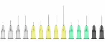 Aghi intradermici e ipodermici per microiniezione Mesoram, sterili